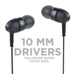 boAt BassHeads 225 in-Ear Wired   (Black)