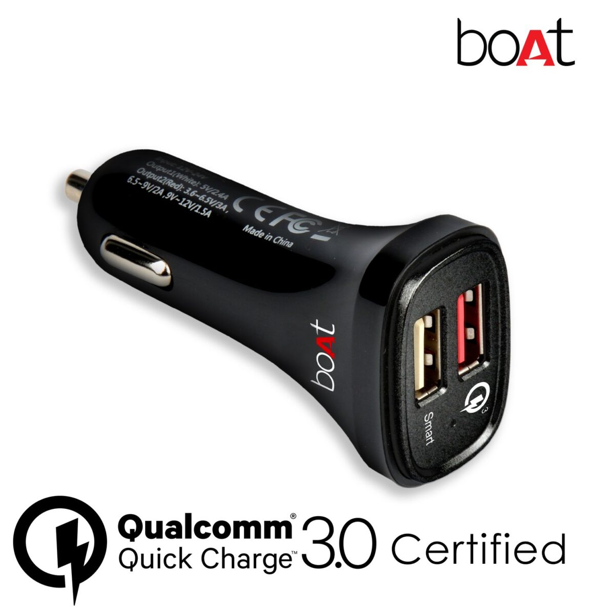 boAt Dual Port Rapid Car Charger