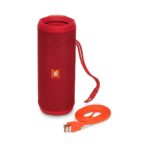 JBL Flip 4 Portable Wireless Speaker with Mic (Red)