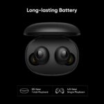 realme Buds Q in-Ear True Wireless Earbuds (Black)