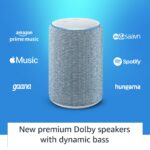 Amazon Echo (3rd Gen) – Improved sound, powered by Dolby (Blue)