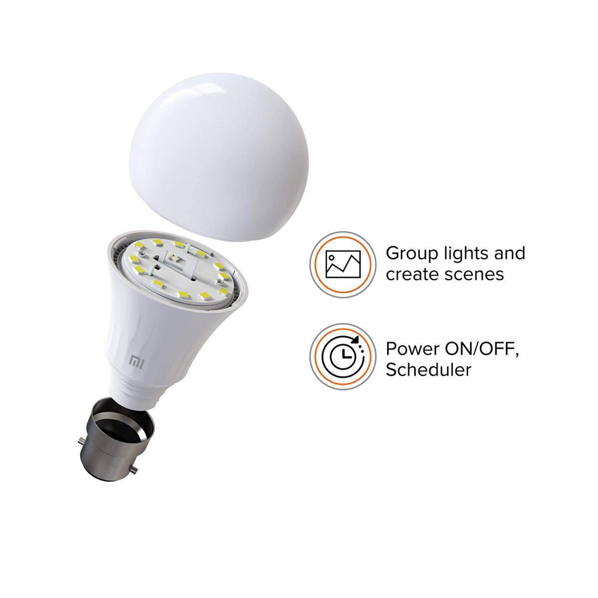 Mi Smart LED Bulb B22 7.5-Watt (White)