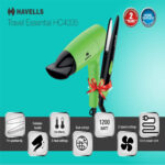 Havells Travel Essential Hair dryer & Hair Straightener combo (Green)