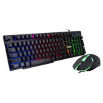 Intex Gaming KB & Mouse Combo-400 Black USB Wired Desktop Keyboard