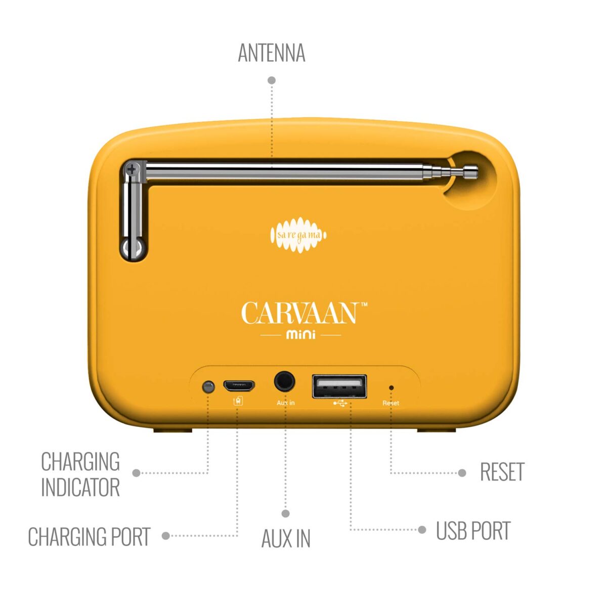 Saregama Carvaan Mini 2.0 (Saffron Orange)