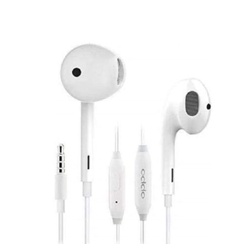 OPPO MH319 Deep Bass Wired Earphone with Mic (White)