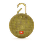 JBL Clip 3 Ultra-Portable Wireless Bluetooth Speaker (Mustard Yellow)