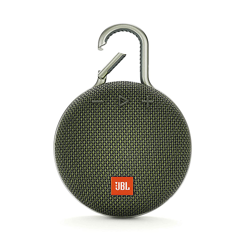 JBL Clip 3 Ultra-Portable Wireless Bluetooth Speaker (Green)