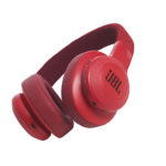 JBL E55BT Wireless Over-Ear Headphones with Mic (Red)